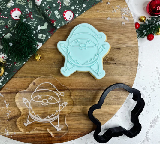 WEIHNACHTEN 58 - Weihnachtsmann (Ausstechform und Stamp)