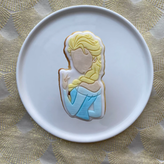 PRINZESSIN 2 - (Ausstechform und Stamp)