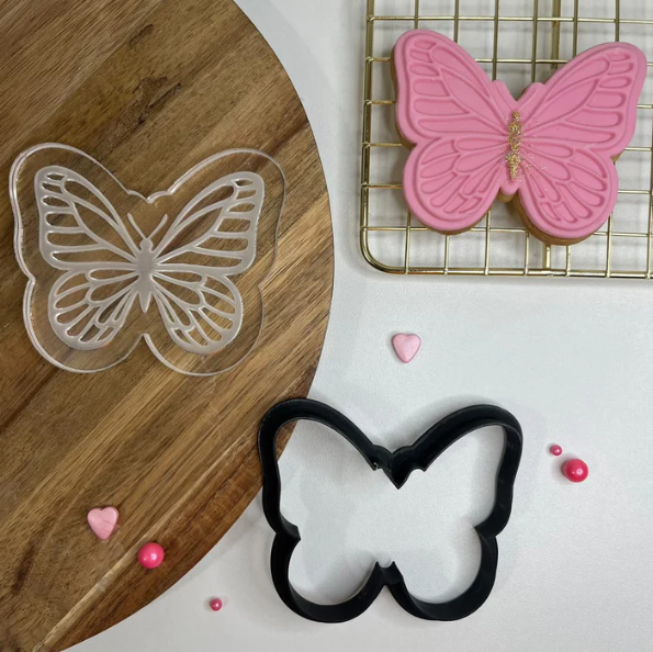 NATUR 2 - Schmetterling (Ausstechform und Stamp)