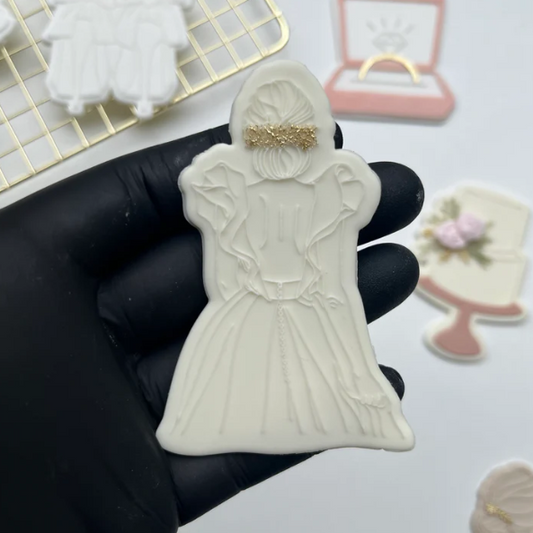 HOCHZEIT 5 - Braut (Ausstechform und Stamp)