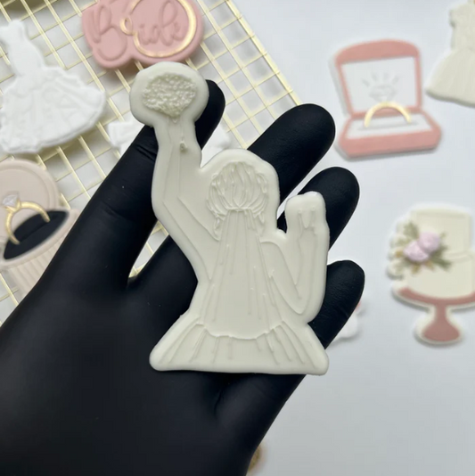 HOCHZEIT 9 - Braut (Ausstechform und Stamp)