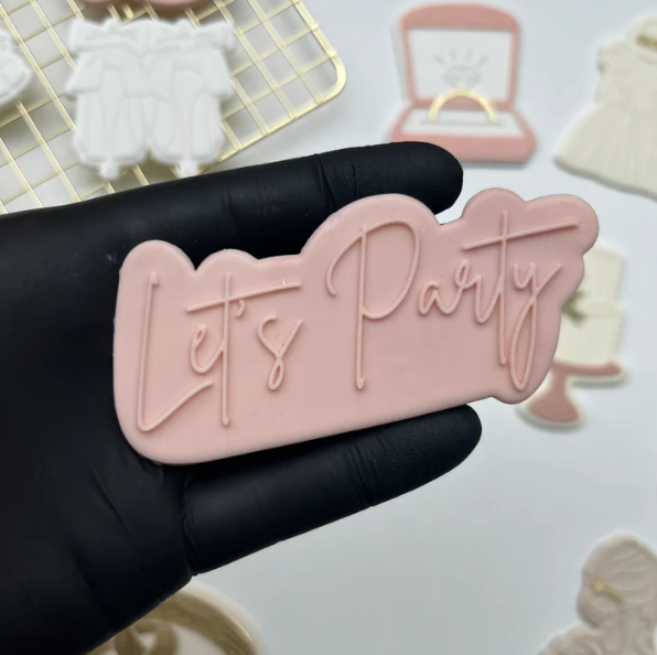 HOCHZEIT 19 - Lasst uns feiern (Ausstechform und Stamp)