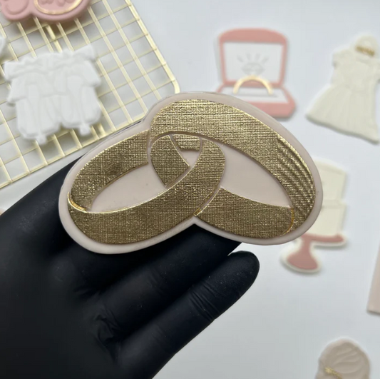 HOCHZEIT 25 - Ringe (Ausstechform und Stamp)