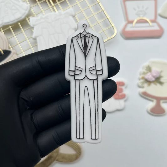 HOCHZEIT 26 - Suit (Ausstechform und Stamp)