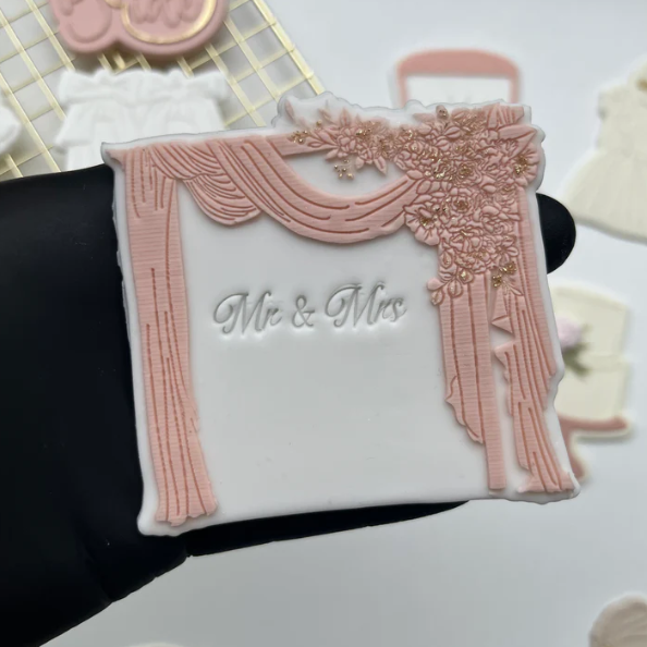 HOCHZEIT 28 - Hochzeitsbogen (Ausstechform und Stamp)