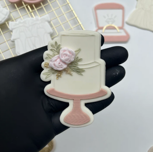HOCHZEIT 29 - Hochzeitstorte (Ausstechform und Stamp)