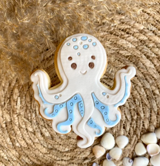 MEERESTIERE 7 - Oktopus (Ausstechform und Stamp)