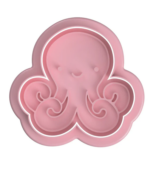 MEERESTIERE 11 - Oktopus (Ausstechform und Stamp)