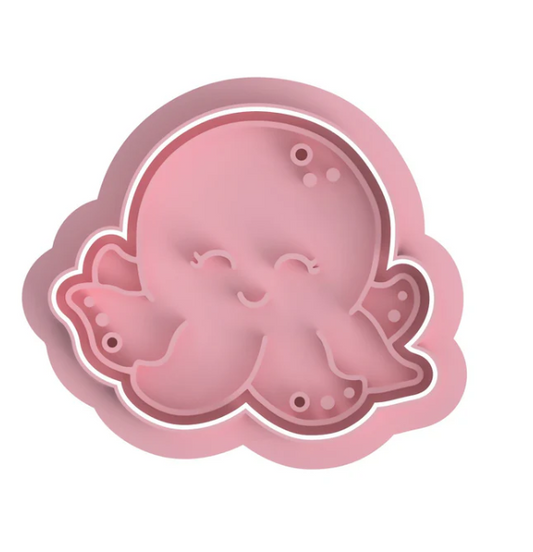 MEERESTIERE 12 - Oktopus (Ausstechform und Stamp)