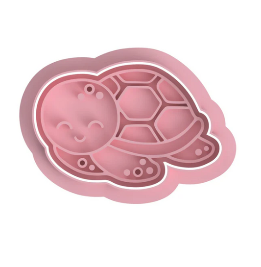 MEERESTIERE 13 - Schildkröte (Ausstechform und Stamp)
