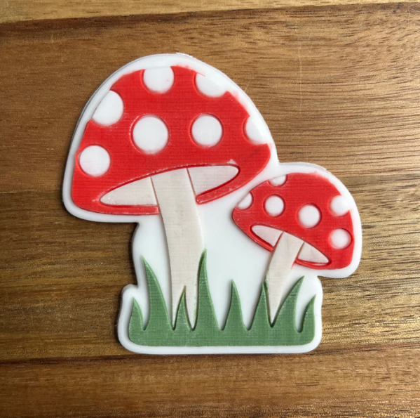 WALDTIERE 13 - Pilz (Ausstechform und Stamp)