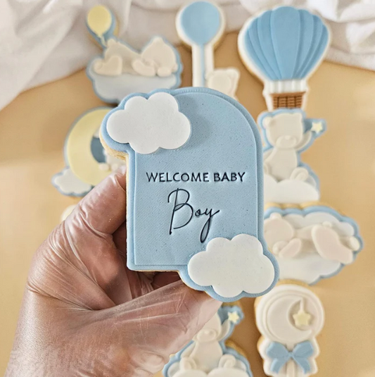BABY (2) 3 - Wolkenarche (Ausstechform und Stamp)