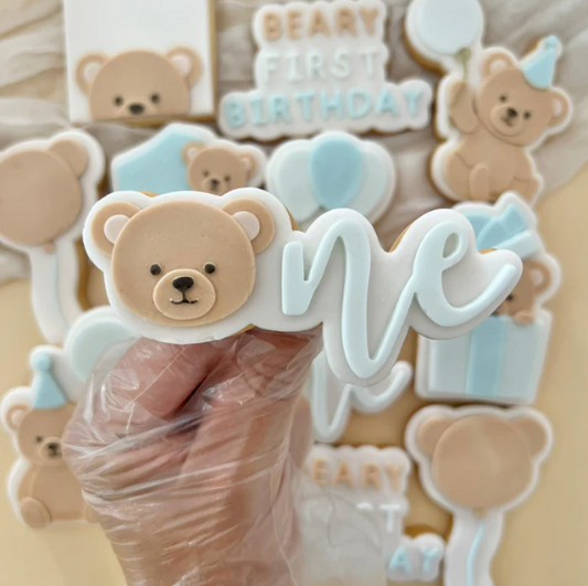 BABY (4) 3 - Ein Teddybär (Ausstechform und Stamp)
