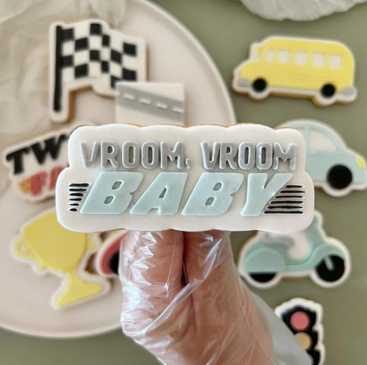 VERKEHR 2 - Vroom Vroom Baby (Ausstechform und Stamp)