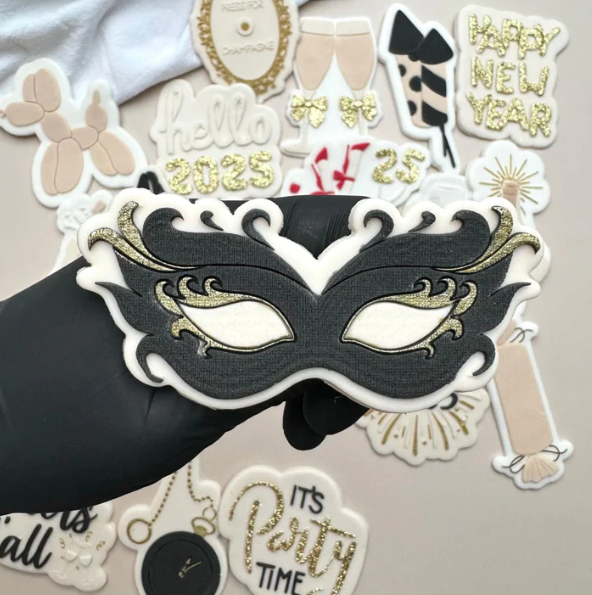 NEW YEAR 2025 2 - Maske (Ausstechform und Stamp)