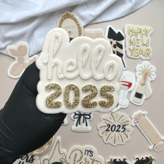 NEW YEAR 2025 20 - Hello 2025 (Ausstechform und Stamp)