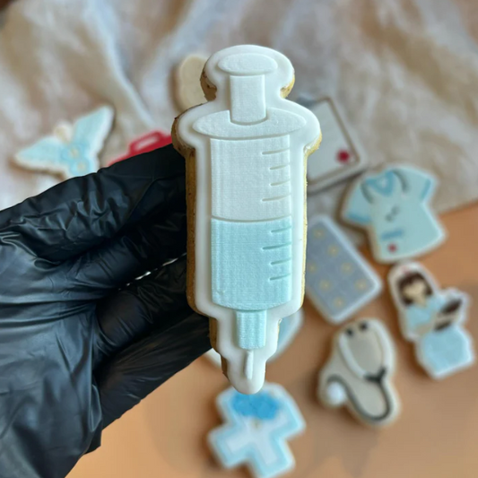 KRANKENSCHWESTER 1 - Spritze (Ausstechform und Stamp)
