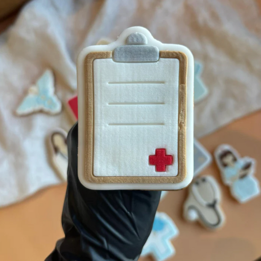 KRANKENSCHWESTER 8 - Notizblock (Ausstechform und Stamp)