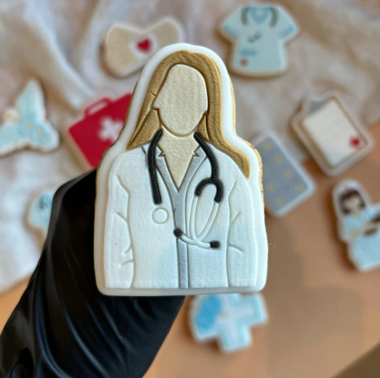 KRANKENSCHWESTER 12 - Doktor (Ausstechform und Stamp)