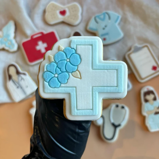 KRANKENSCHWESTER 13 - Kreuz (Ausstechform und Stamp)