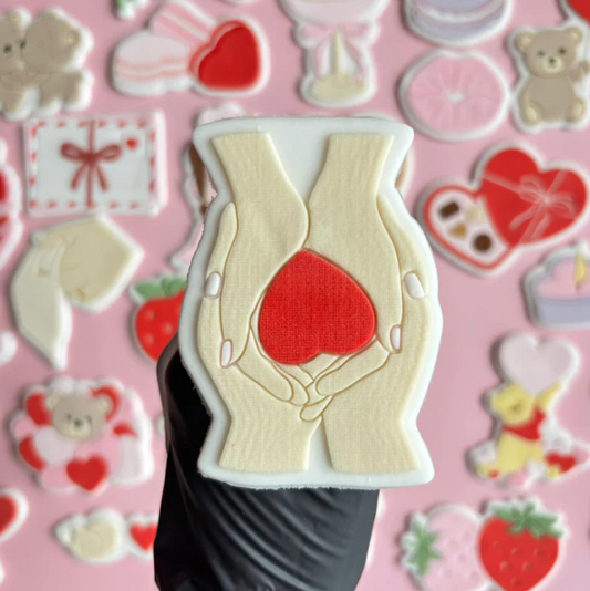 VALENTINSTAG 10 - Hände mit Herz (Ausstechform und Stamp)