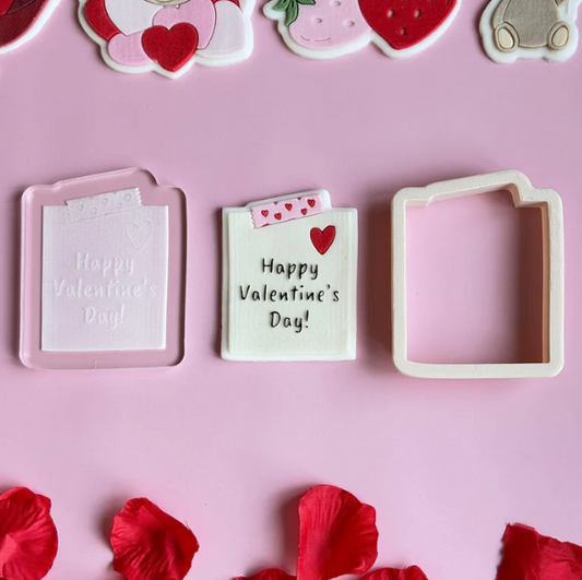 VALENTINSTAG 21 - Alles Gute zum Valentinstag (Ausstechform und Stamp)