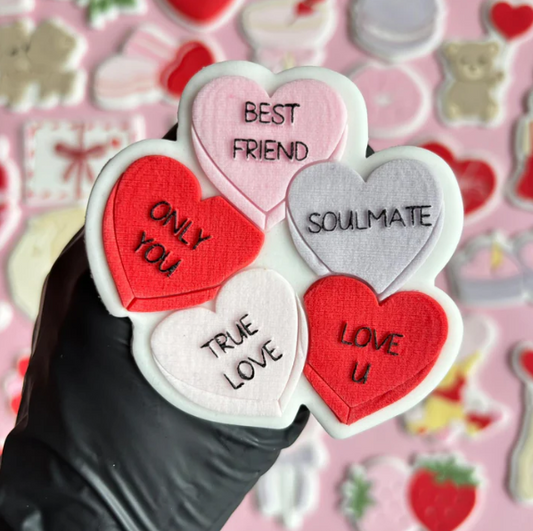 VALENTINSTAG 23 - Herzen (Ausstechform und Stamp)
