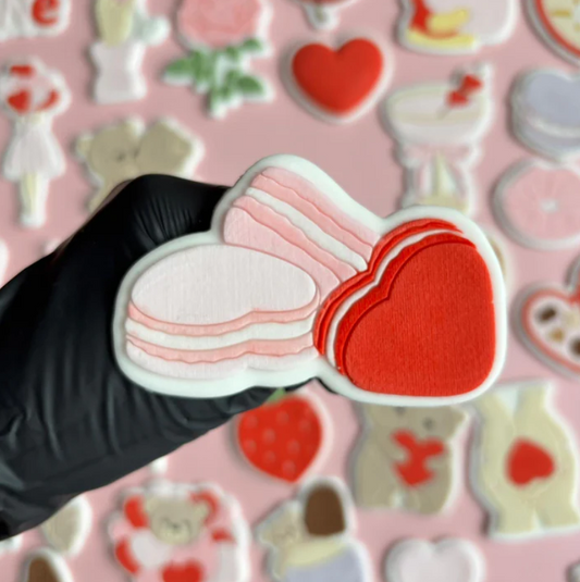 VALENTINSTAG 27 - Makronen (Ausstechform und Stamp)