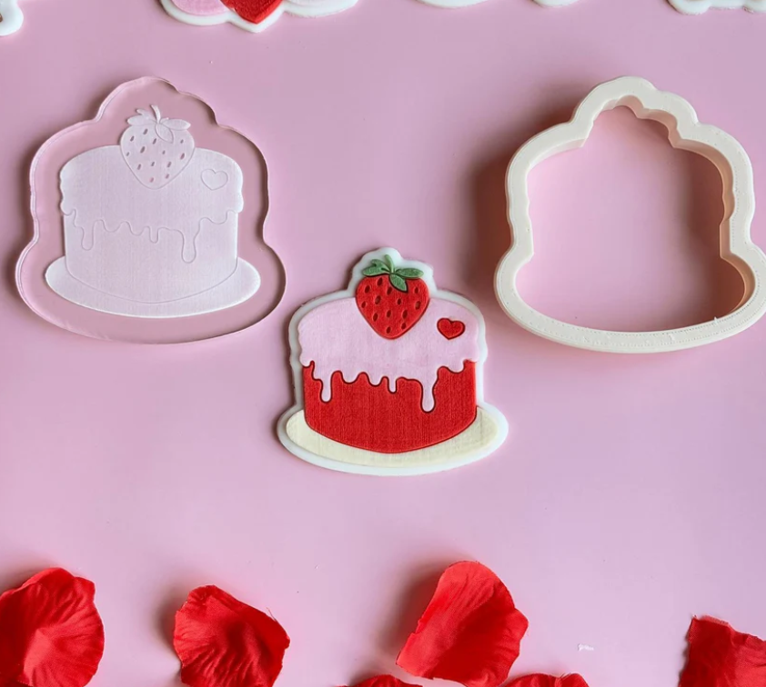 VALENTINSTAG 29 - Kuchen (Ausstechform und Stamp)