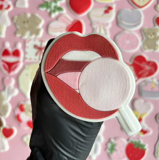 VALENTINSTAG 33 - Lutschermund (Ausstechform und Stamp)