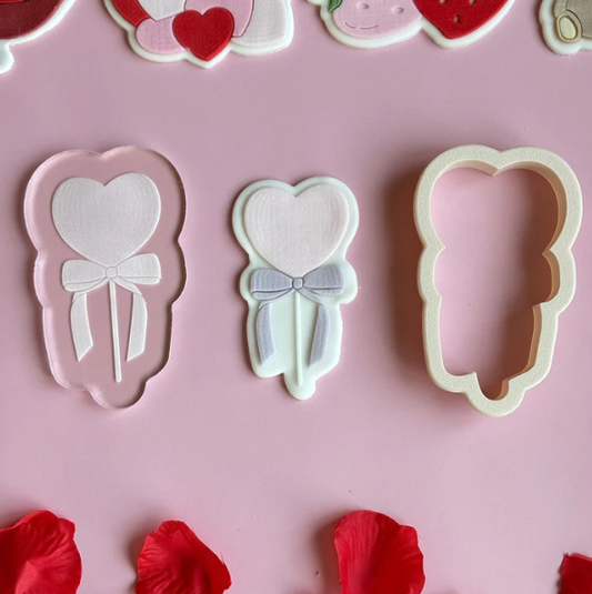VALENTINSTAG 34 - Herzlutscher (Ausstechform und Stamp)