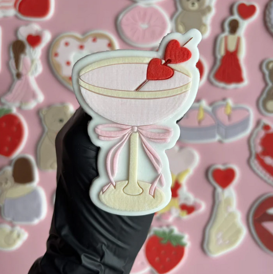 VALENTINSTAG 39 - Cocktail (Ausstechform und Stamp)