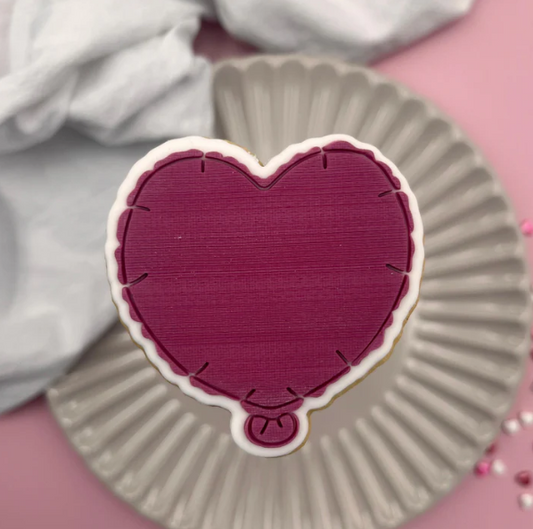 VALENTINSTAG 53 - Herzballon (Ausstechform und Stamp)