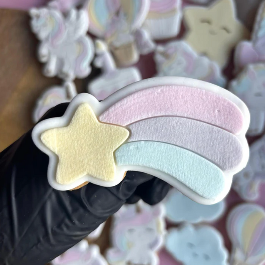 UNICORN/EINHORN 15 - Sternschnuppe (Ausstechform und Stamp)