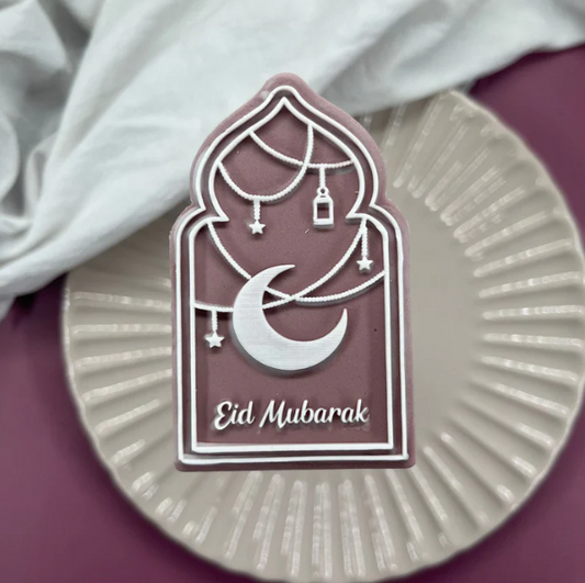 RAMADAN 3 - Eid Mubarak-Rahmen (Ausstechform und Stamp)