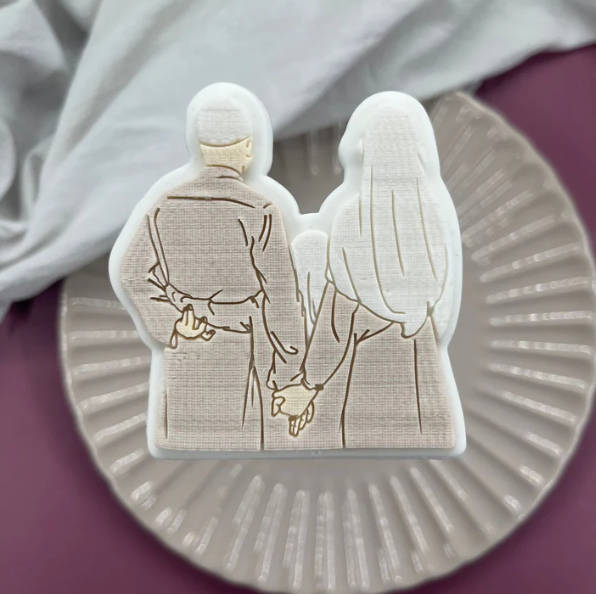 RAMADAN 6 - Paar mit Kind (Ausstechform und Stamp)