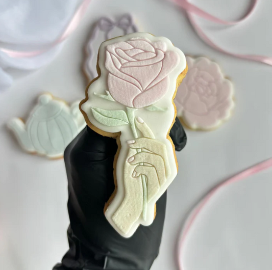 GROßMUTTERTAG 8 - Rose (Ausstechform und Stamp)