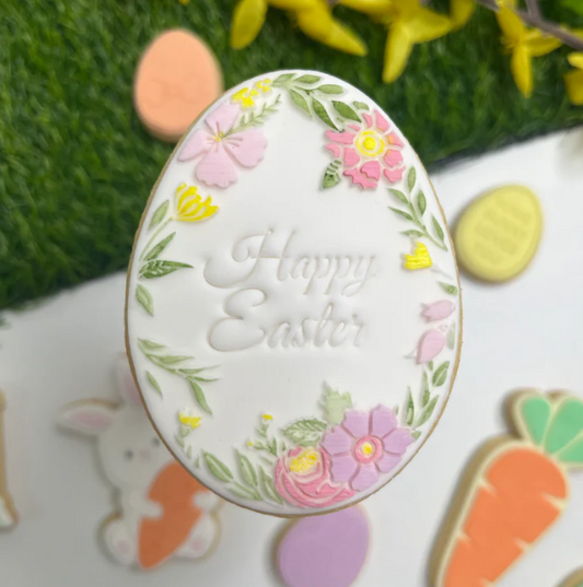 OSTERN 1 - Blumen-Ei (Ausstechform und Stamp)