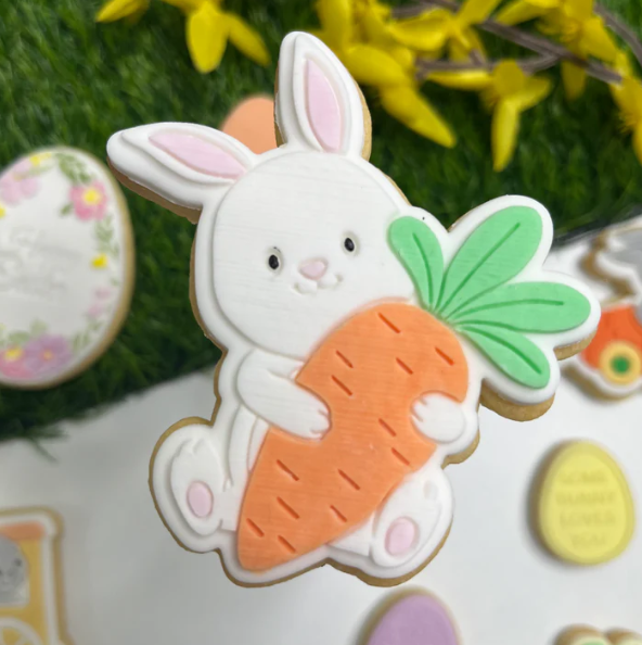 OSTERN 2 - Hase mit Karotte (Ausstechform und Stamp)
