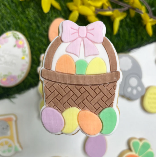 OSTERN 5 - Osterkörbchen (Ausstechform und Stamp)