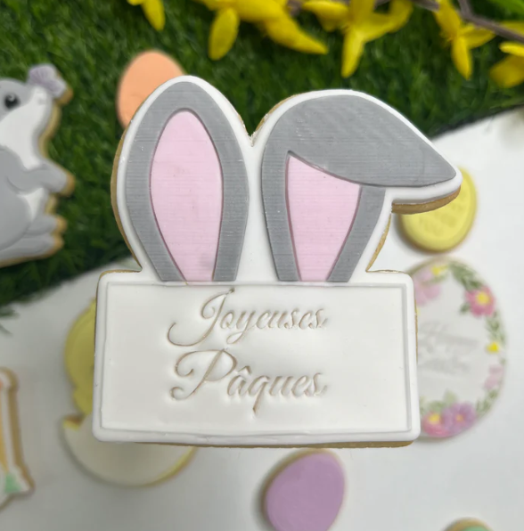 OSTERN 7 - Bunny Place Tag (Ausstechform und Stamp)