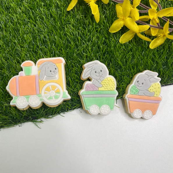 OSTERN 15 - Osterzug (Ausstechform und Stamp)