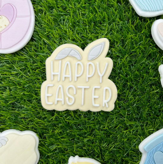 OSTERN 39 - Frohe Ostern (Ausstechform und Stamp)