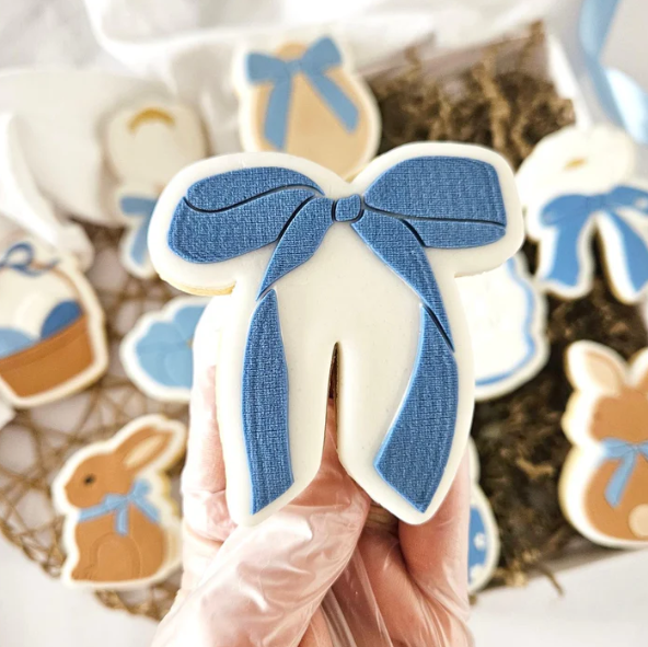 OSTERN 65 - Schleife (Ausstechform und Stamp)