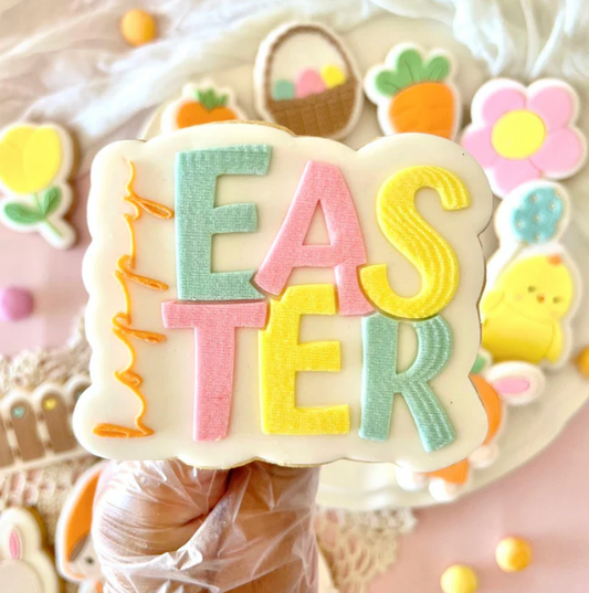 OSTERN 73 - Frohe Ostern (Ausstechform und Stamp)