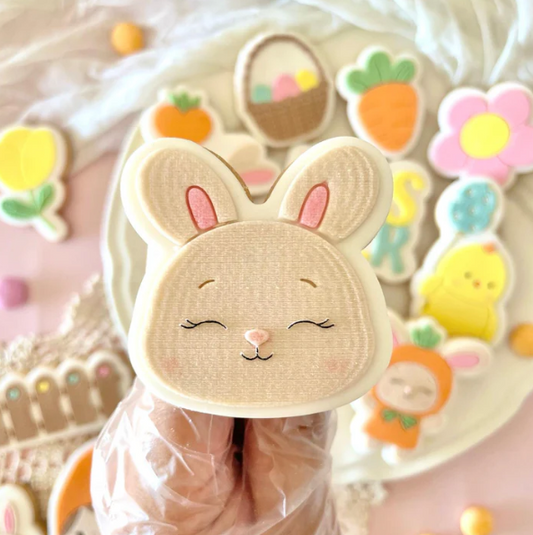 OSTERN 76 - Hasenkopf (Ausstechform und Stamp)