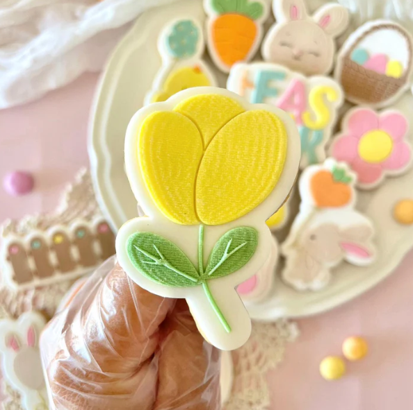 OSTERN 79 - Tulpe (Ausstechform und Stamp)