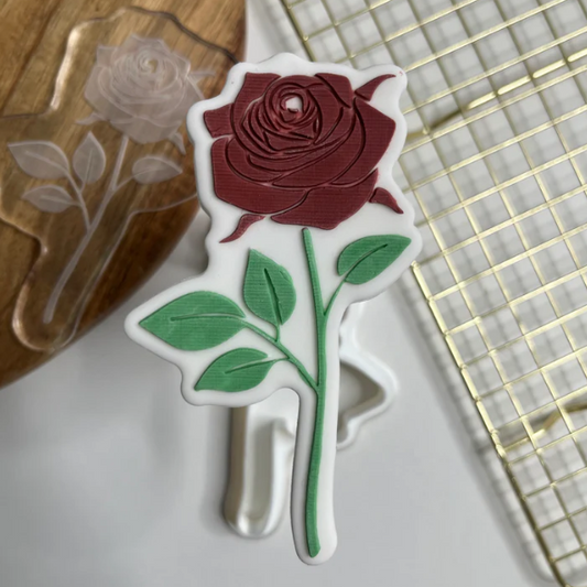 MUTTERTAG - Rose (Ausstechform und Stamp)