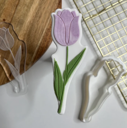 MUTTERTAG - Tulpe (Ausstechform und Stamp)