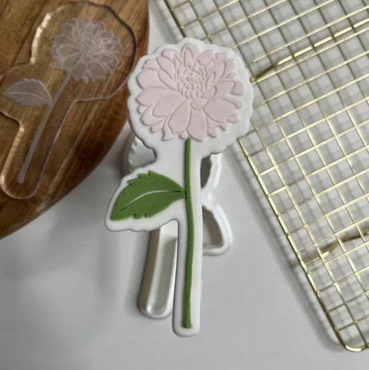 MUTTERTAG - Dahlie (Ausstechform und Stamp)
